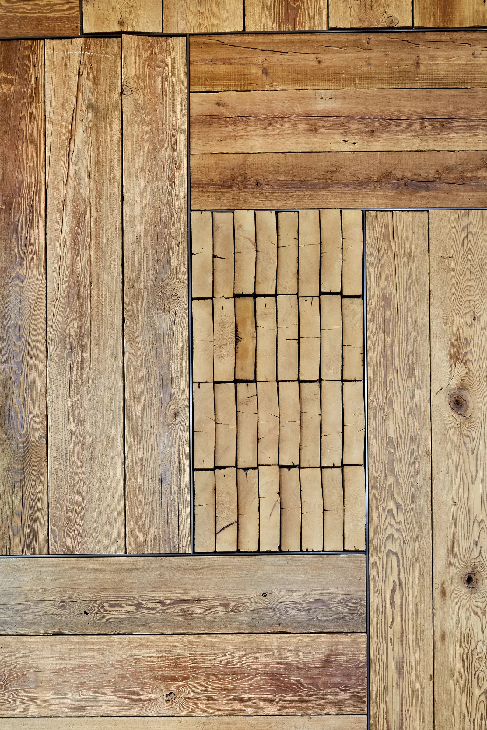 Accent wall detail.