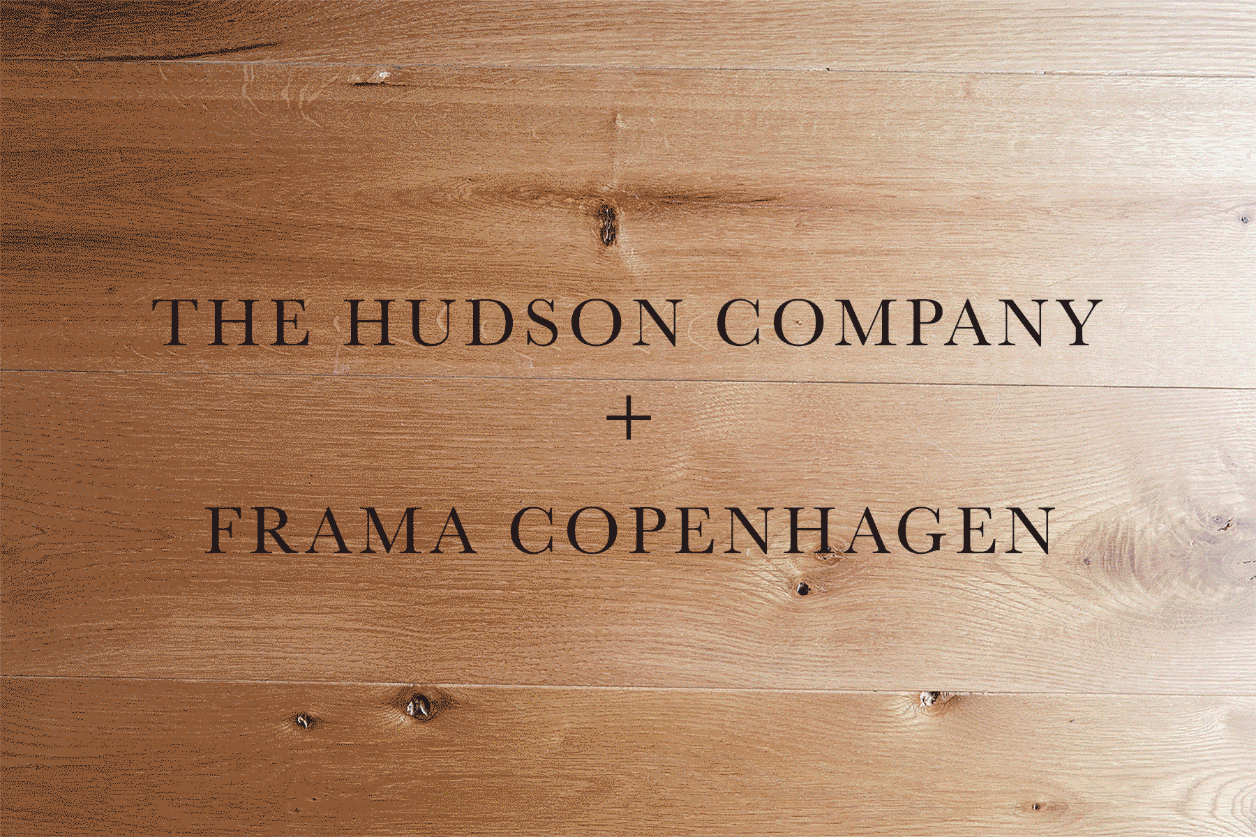 Custom mood board by Frama CPH for The Hudson Company.