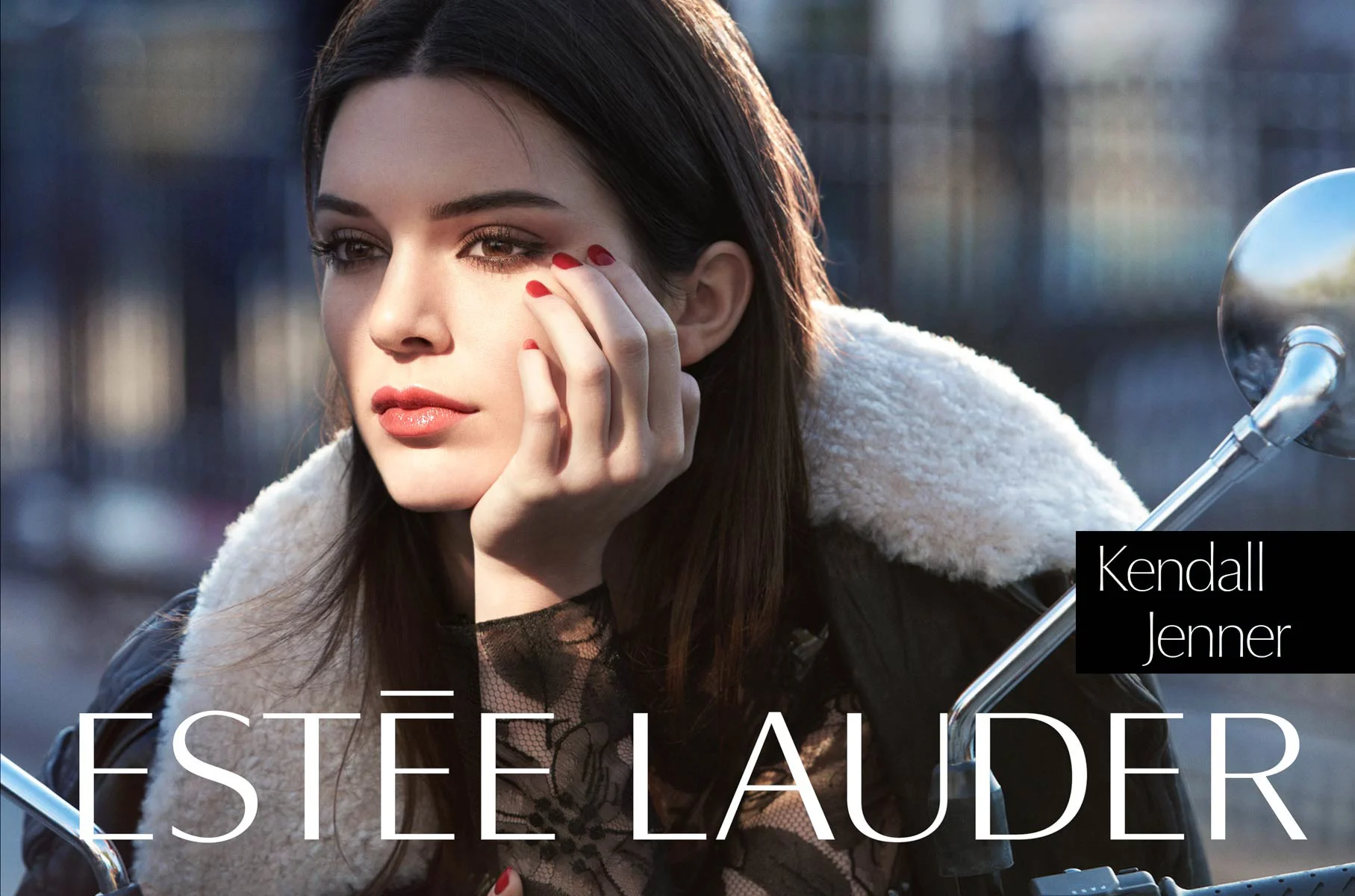 Kendall Jenner Photographed by Karl Lagerfeld for Estee Lauder