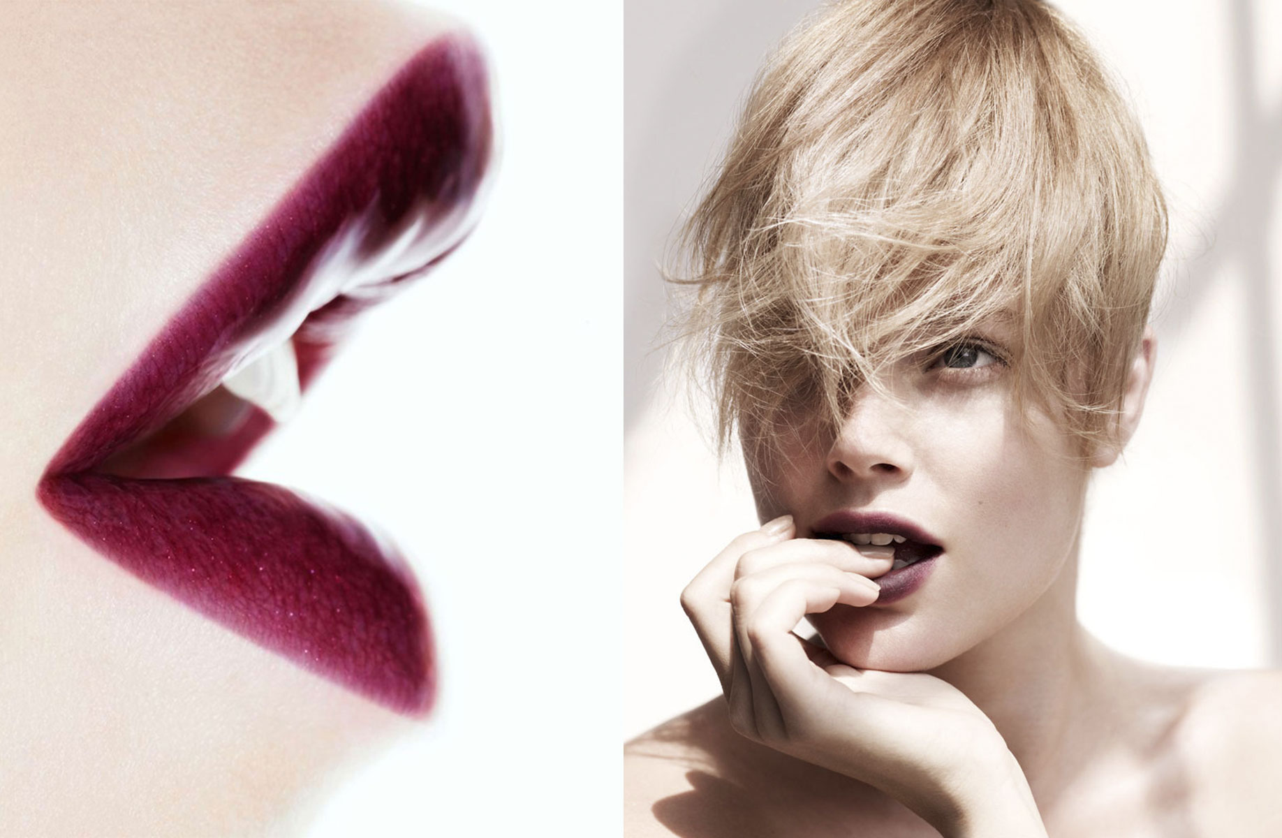 Doutzen Kroes Red Lips by Alex Cayley for French Elle Magazine R