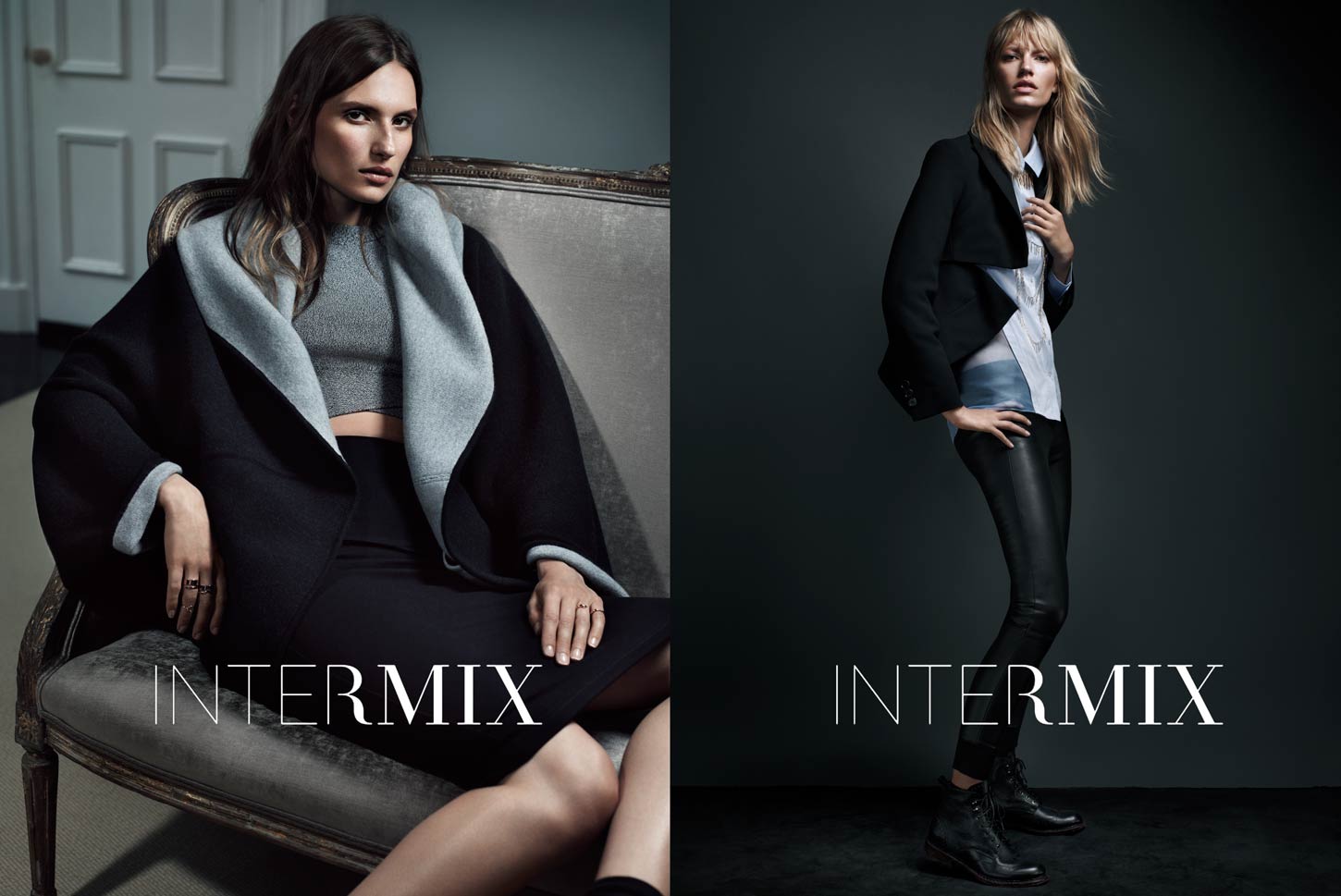 Intermix Black Coat by Gregory Harris Retouching by Rare Digital