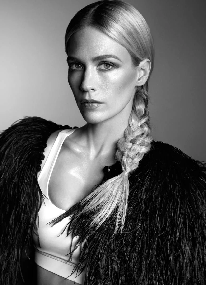 January Jones Ponytail by  Alex Cayley for Violet Grey Retouchin