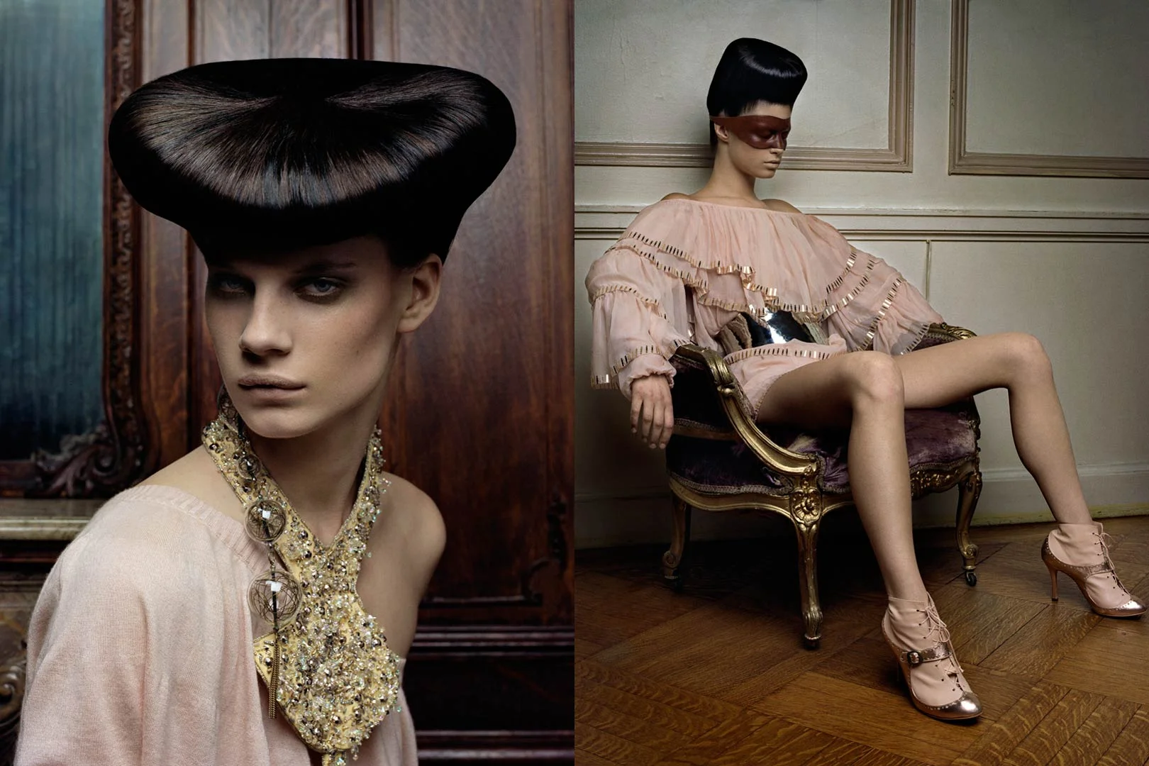 Vogue Italia Hair by Alex Cayley Retouching by Rare Digital Art