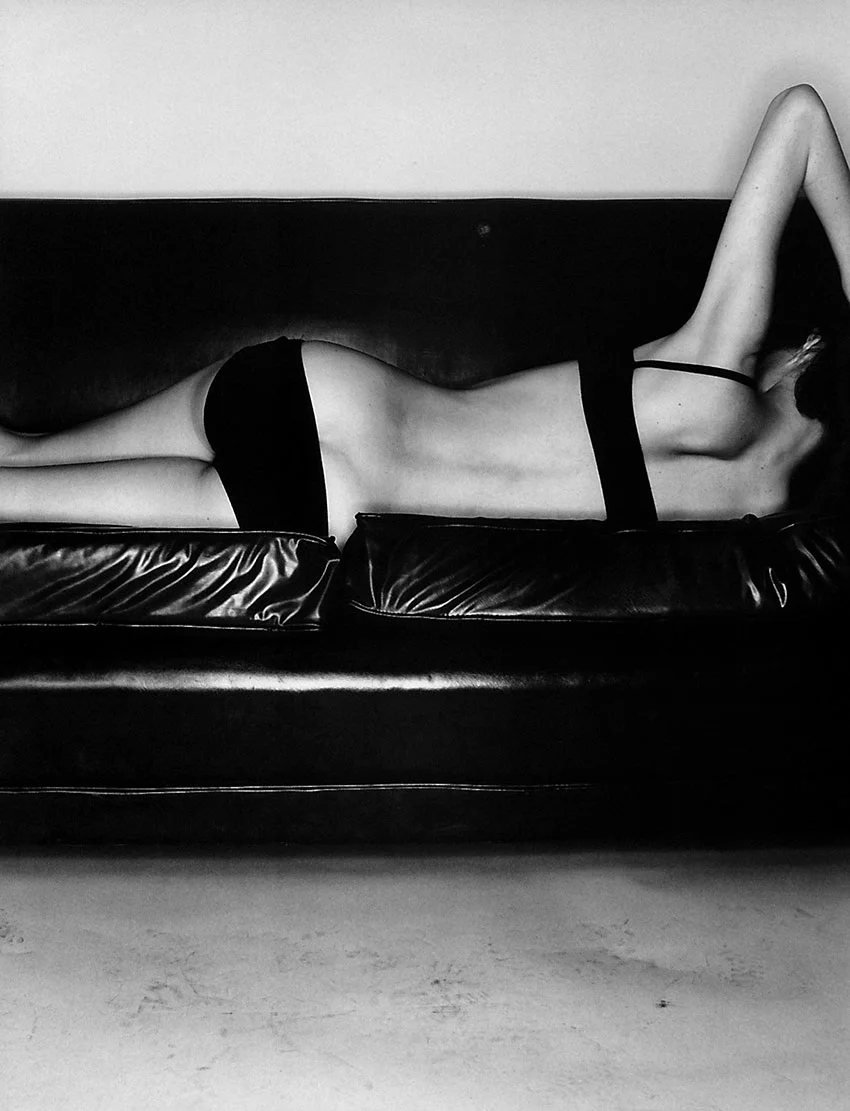 Fashion Model Couch by Alex Cayley Retouching by Rare Digital Ar