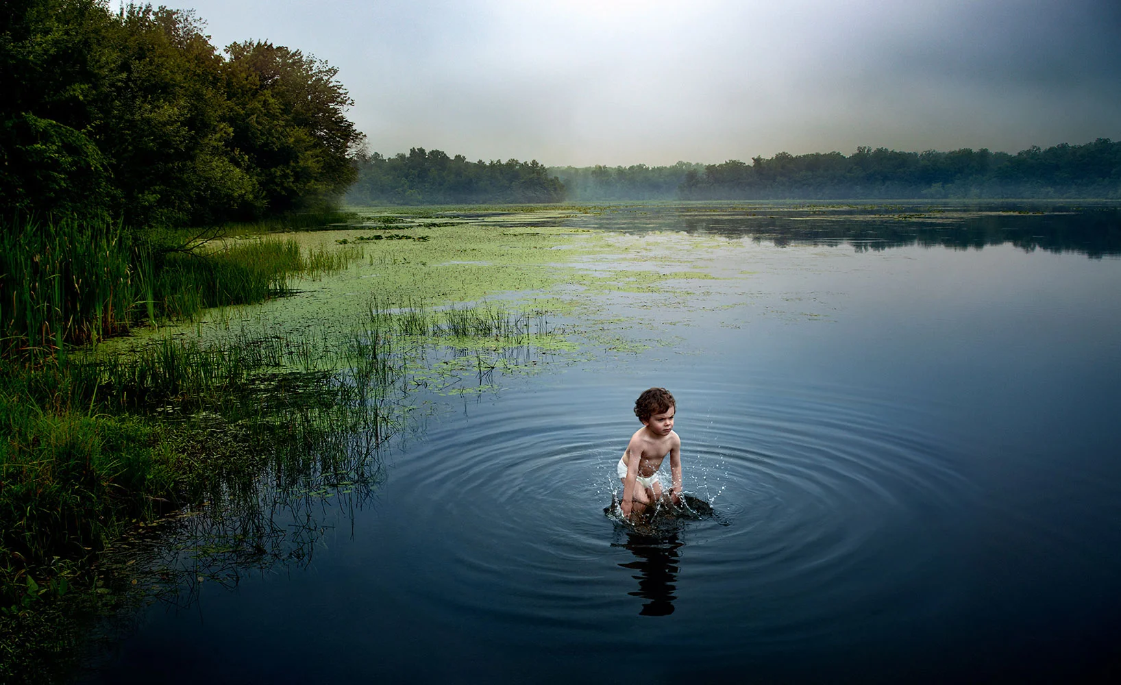 Little Boy Lake by Elizabeth Moss Retouching by Rare Digital Art