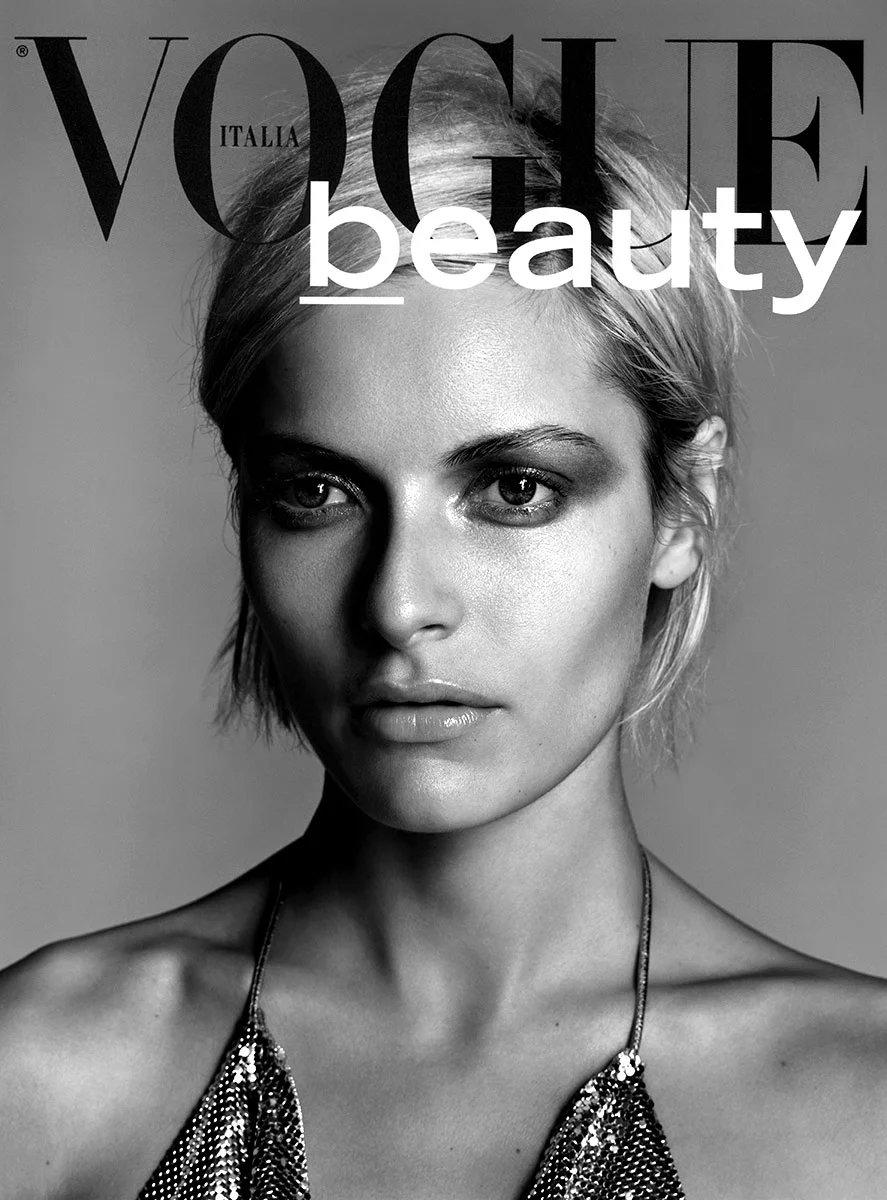 Rie Rasmussen Cover by Alex Cayley for Vogue Italia Magazine Ret