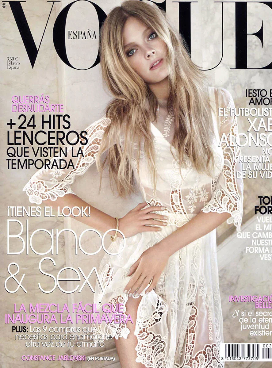 Constance Jablonski by Alex Cayley for Vogue Espana Magazine Ret
