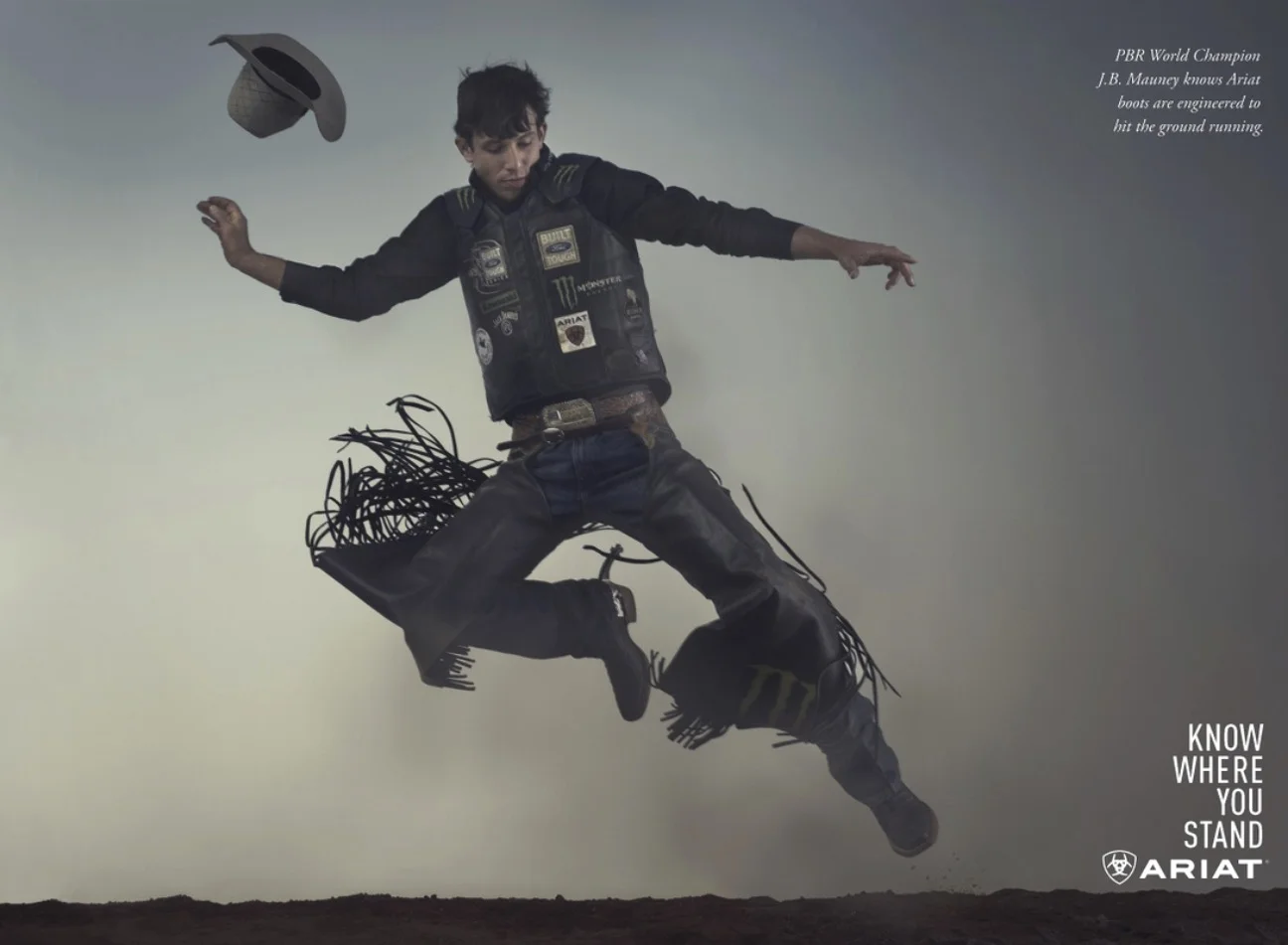 James Burton Mauney by Zach Gold for Ariat Retouching by Rare Di