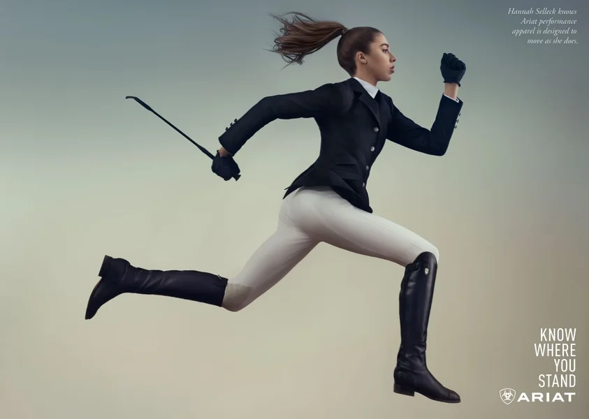 Ariat Jump by Zach Gold Retouching by Rare Digital Art