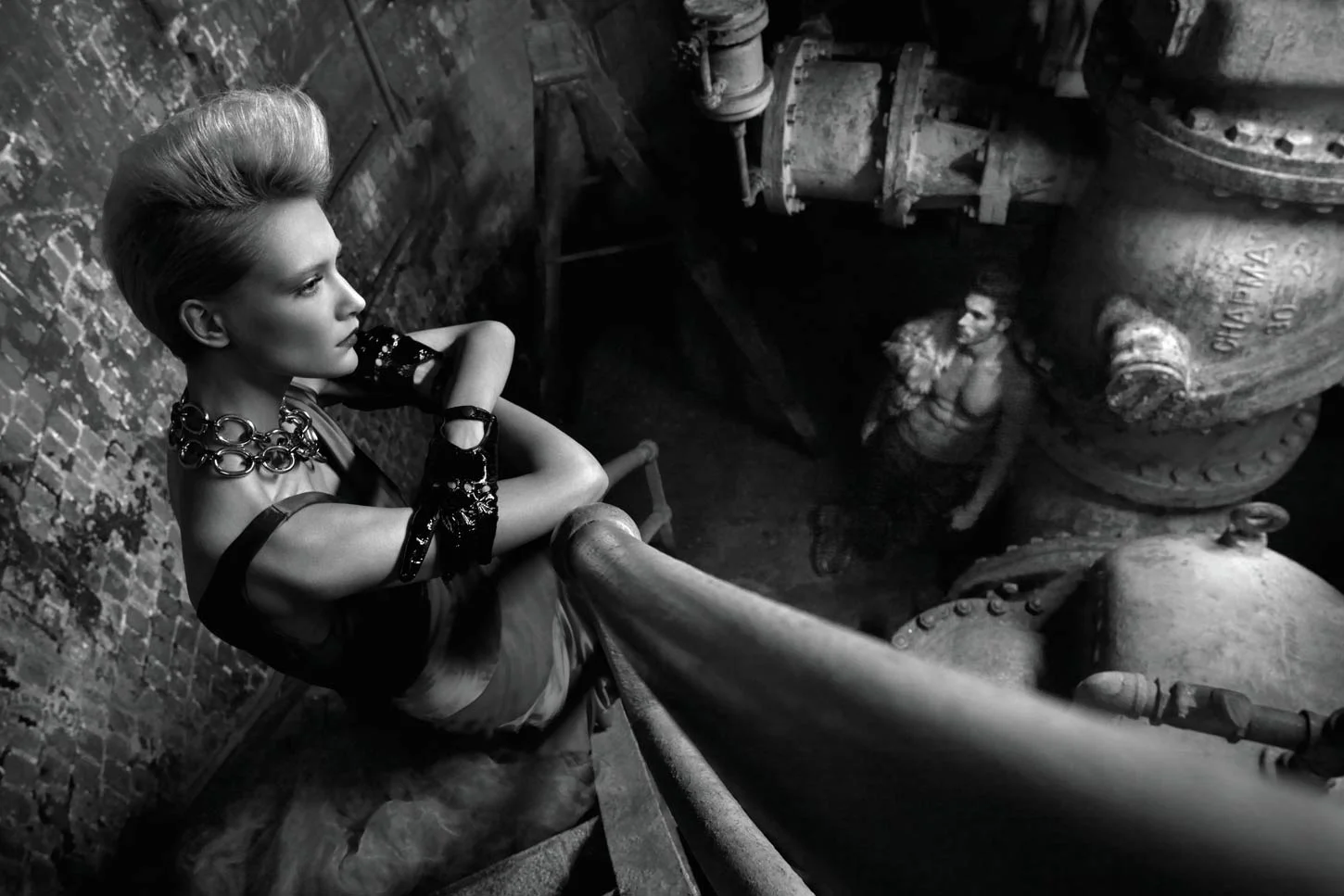 Svetka Utkina Boiler Room by Douglas Bizzaro for Vizor Magazine 