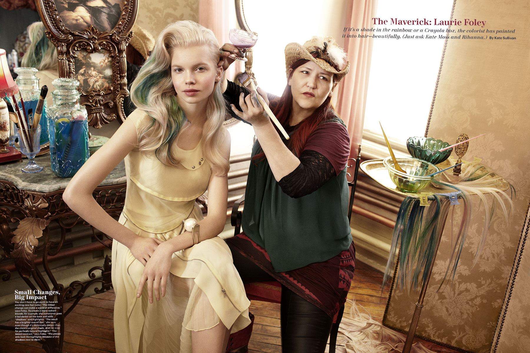 Laurie Foley Photography by Alex Cayley for Allure Magazine Reto