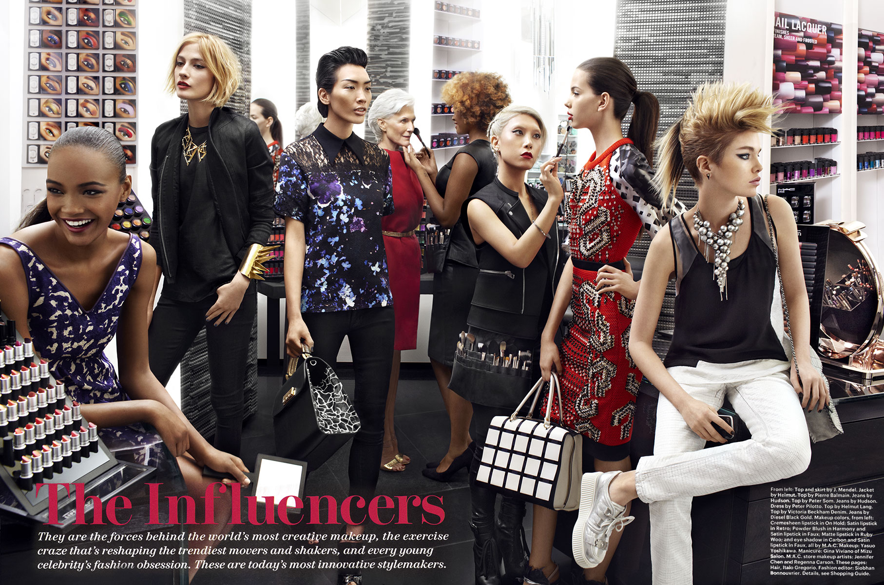 Mac Photography by Alex Cayley for Allure Magazine Retouching by