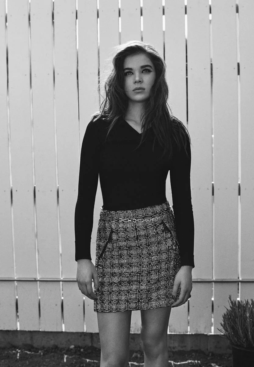 Hailee Steinfeld Fence Photographed by Carlos Serrao For Wonderl