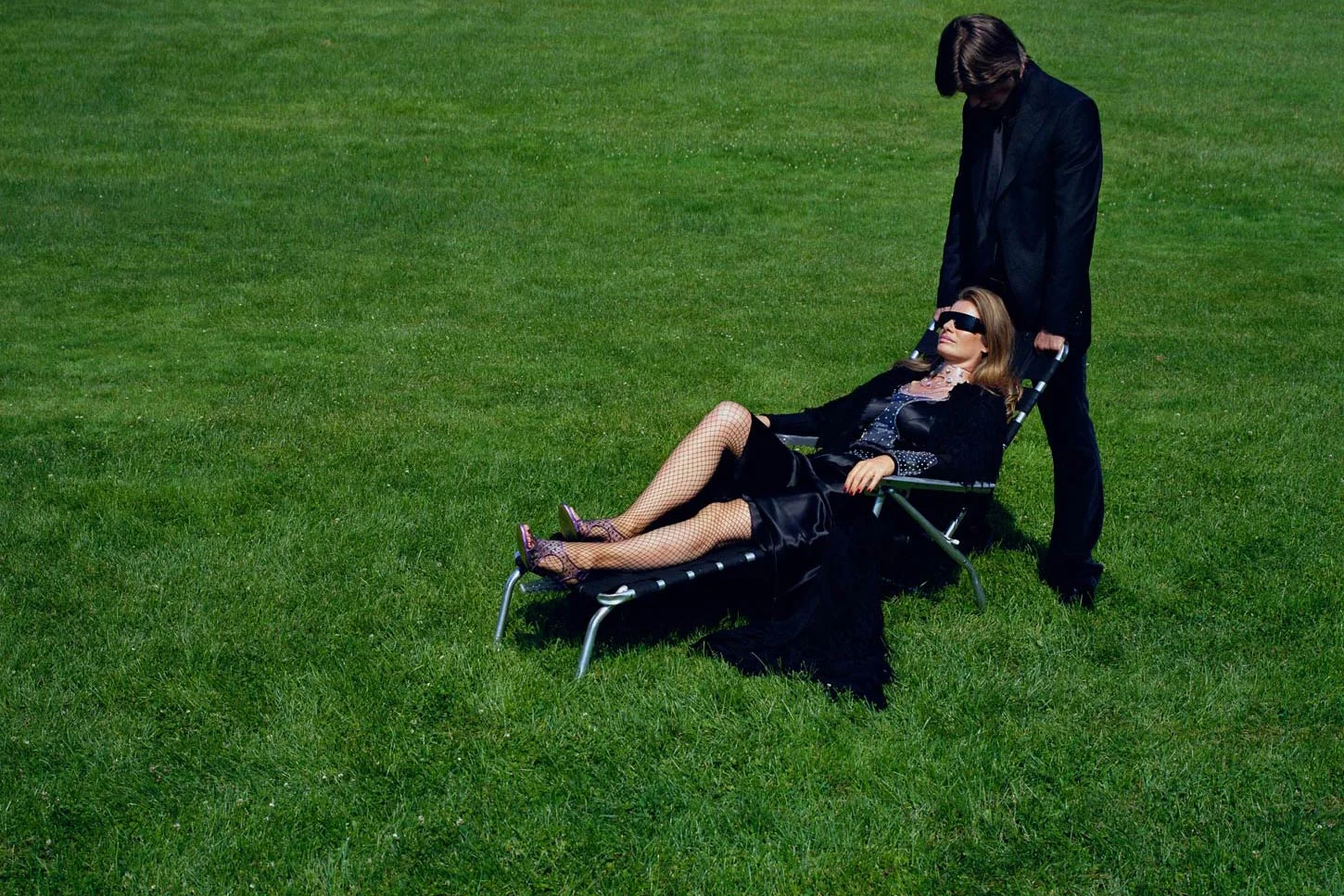Cordula Reyer Lawn Chair by Alex Cayley for Details Magazine Ret