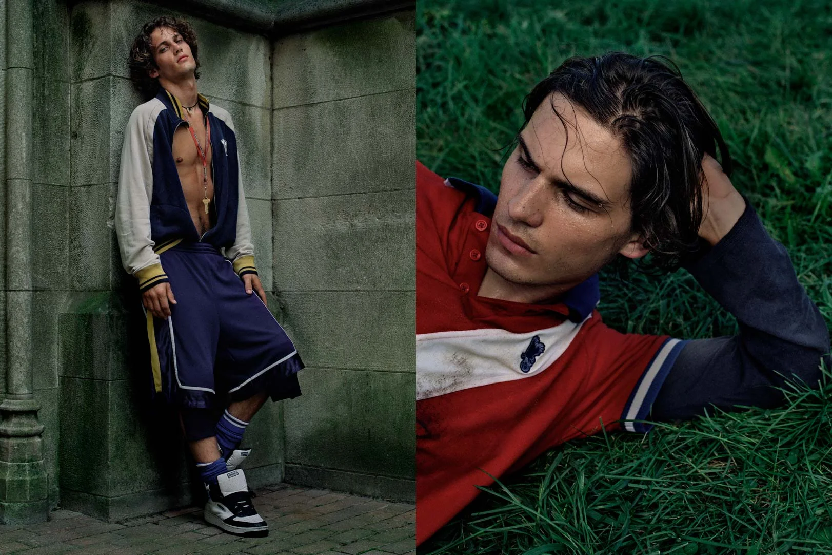 Luomo Vogue Grass and Wall by Alex Cayley Retouching by Rare Dig