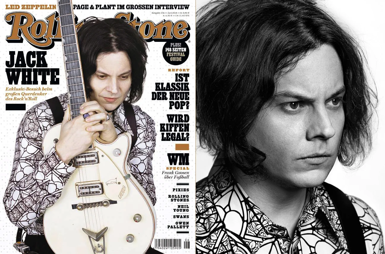 Jack White by Zach Gold for Rolling Stone Magazine Retouching by