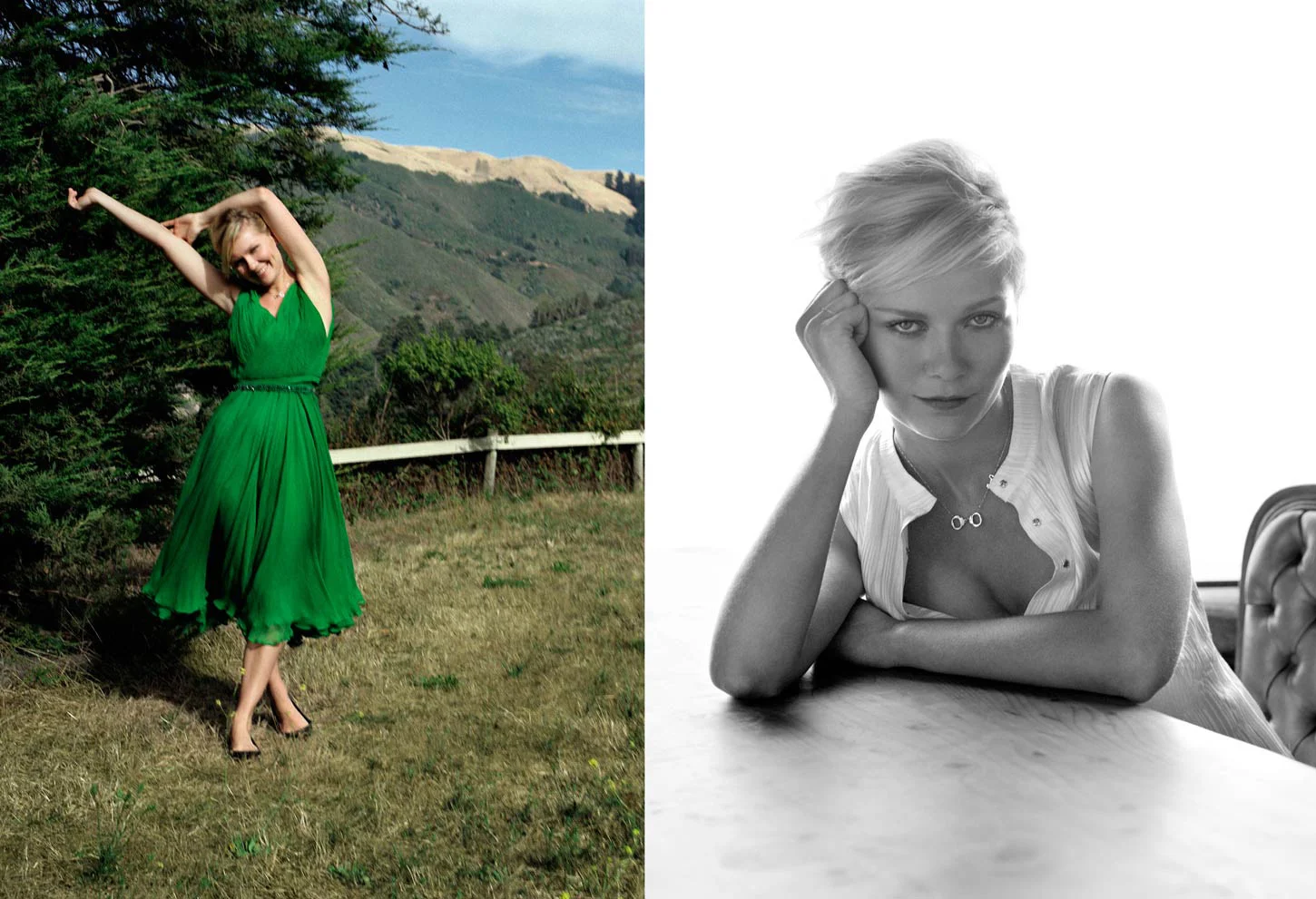 Kirsten Dunst by Alex Cayley for InStyle Magazine Retouching by 