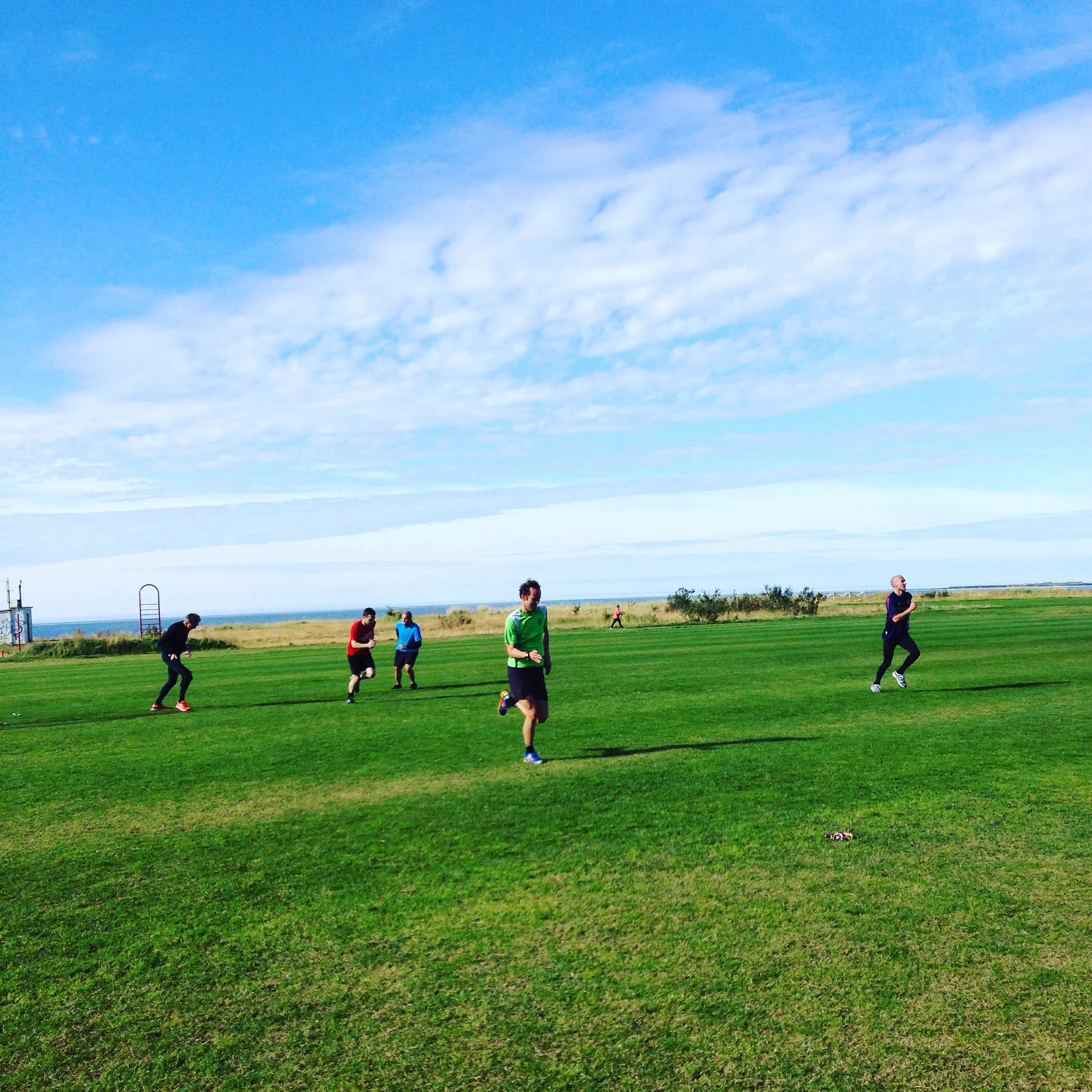 Hlaupahópur HÍ lætur óveður ekki stoppa sig