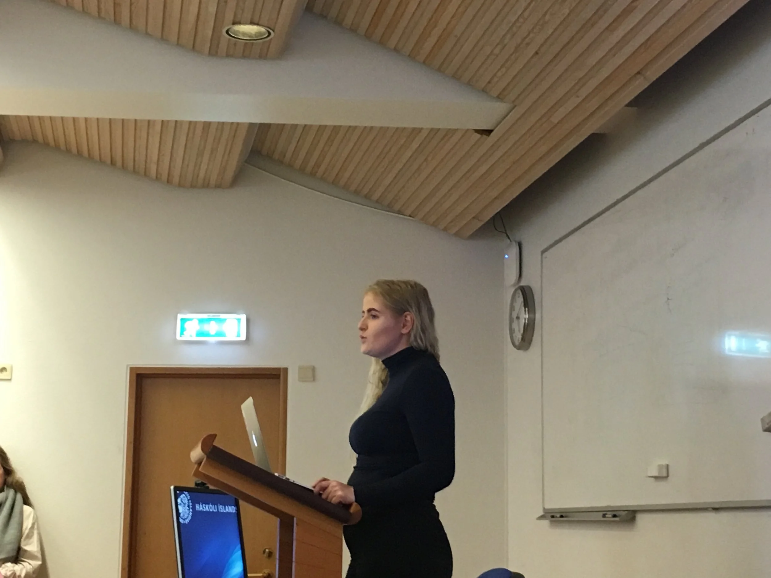 Nanna Hermannsdóttir gaf jafnframt kost á sér til embættis formanns SHÍ. MYND/Stúdentablaðið