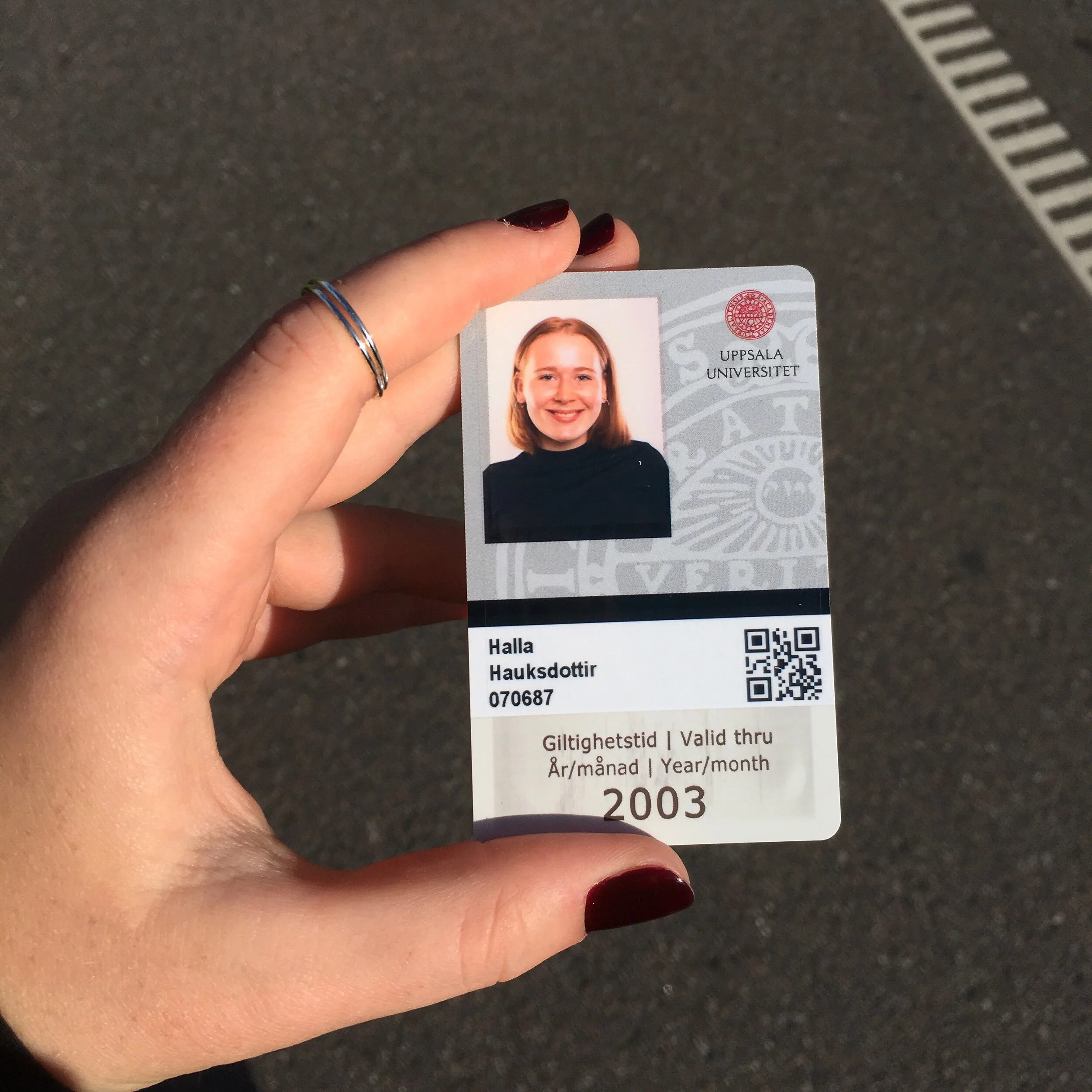 Kona fer til Uppsala