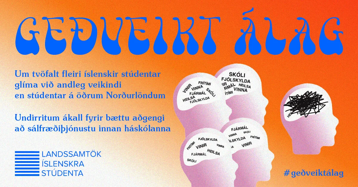 „Geðveikt álag“ á stúdentum