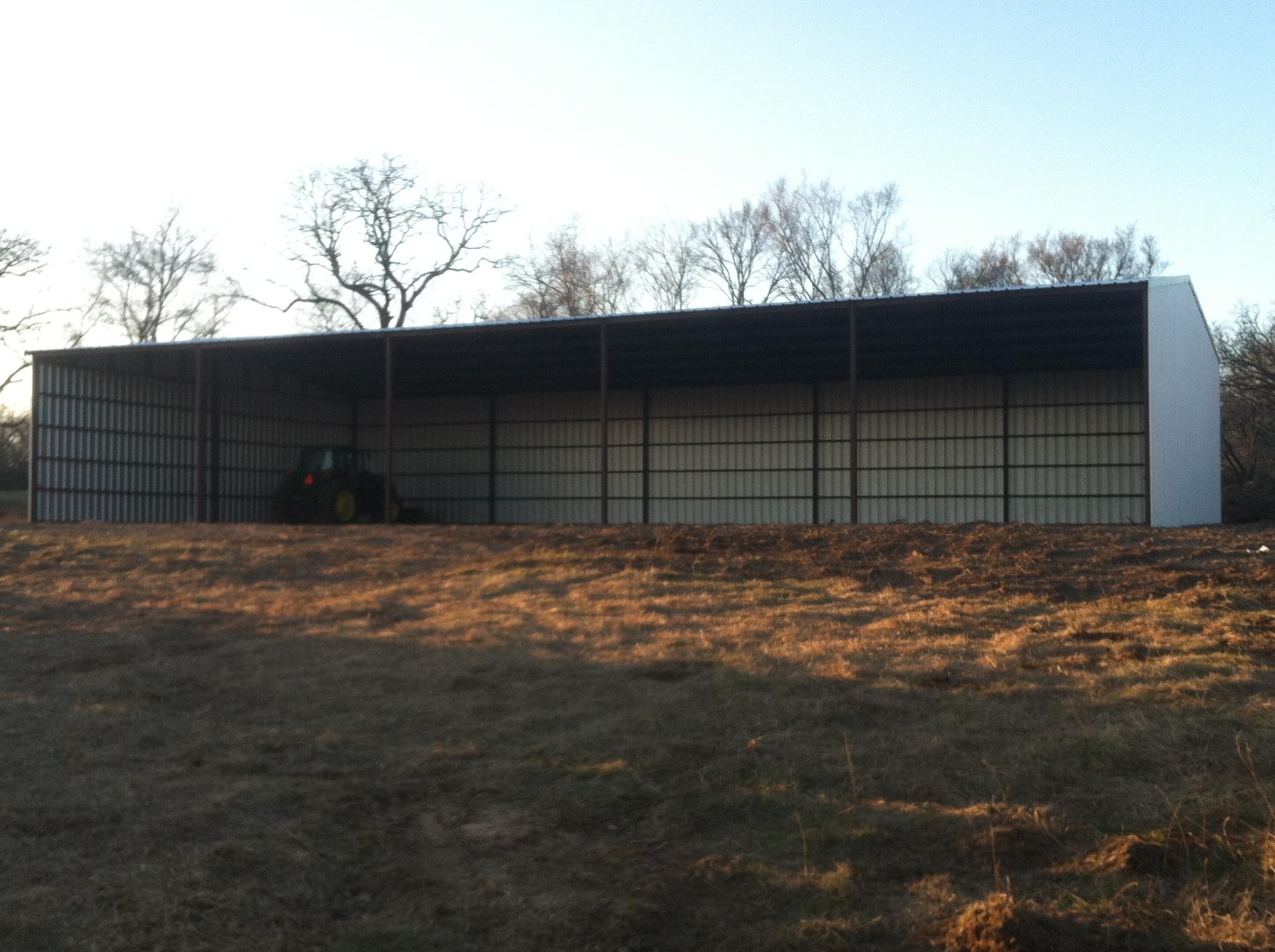50X100X16 Three-sided Shed