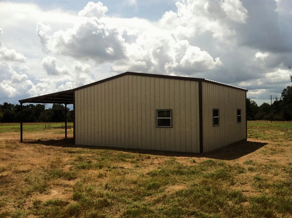 Building with lean-to