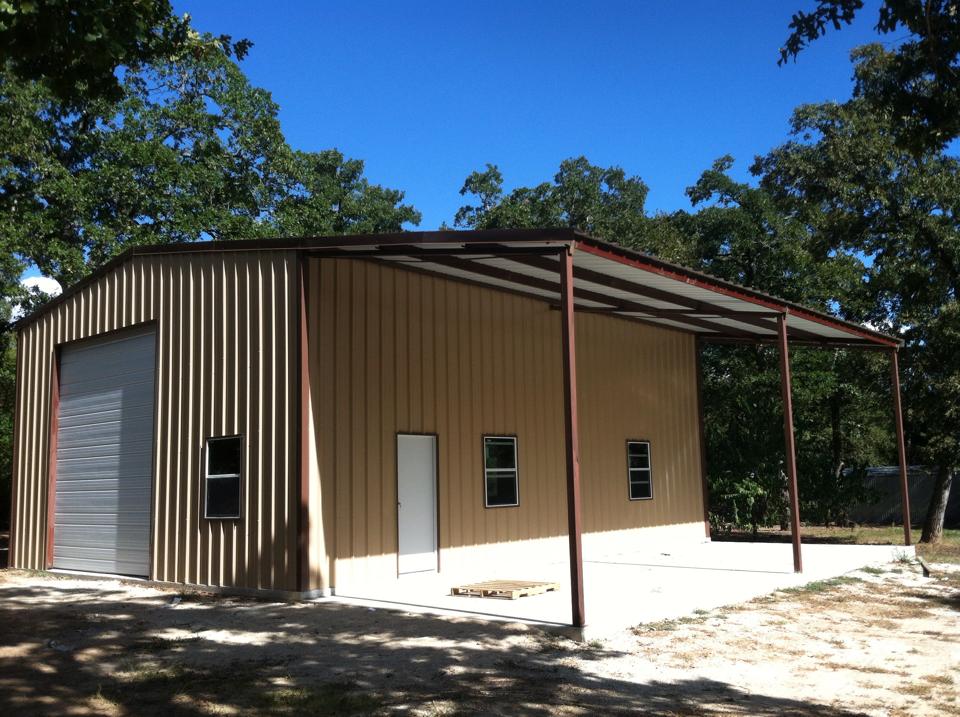 Shop Building with Lean-to