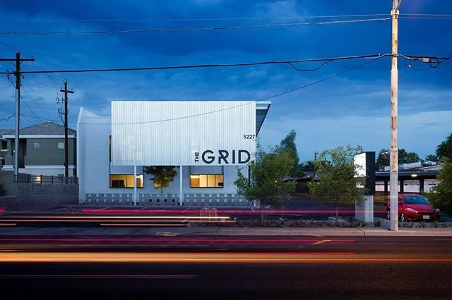 Cool scene from an adaptive reuse project I shot in Phoenix last week. See the monsoon season approaching in the background. w/@corganinc