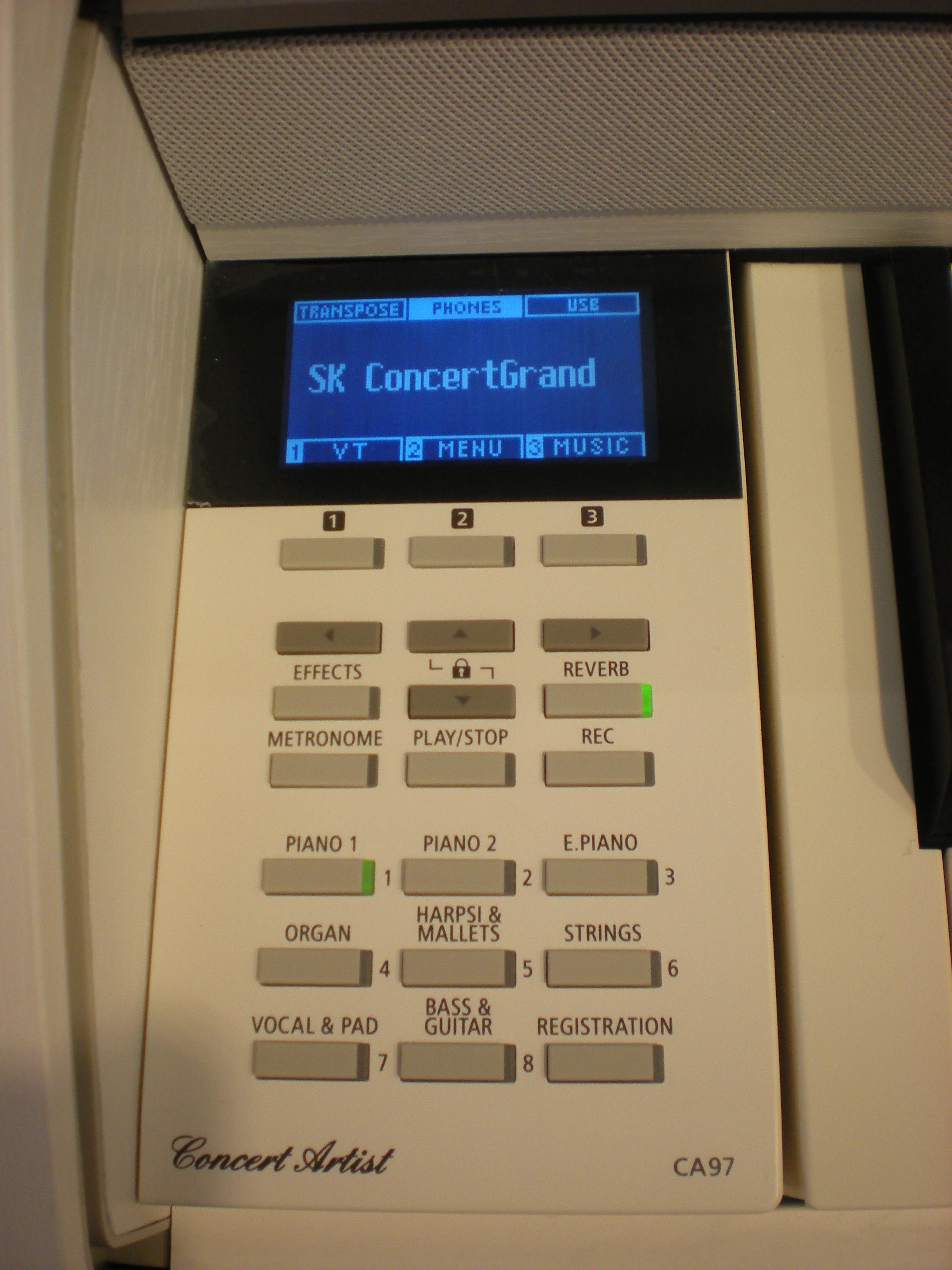 Kawai CA97 - panel