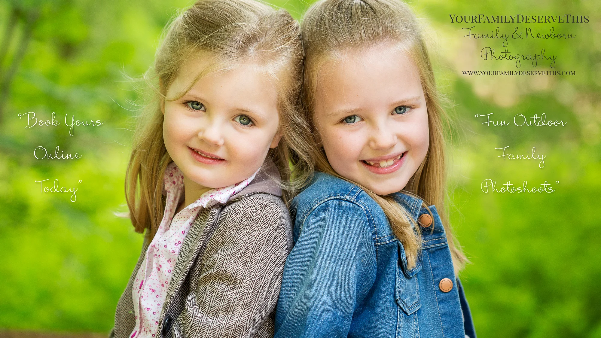 photo of two girls in forest sitting back to back - hampshire photographer.jpg