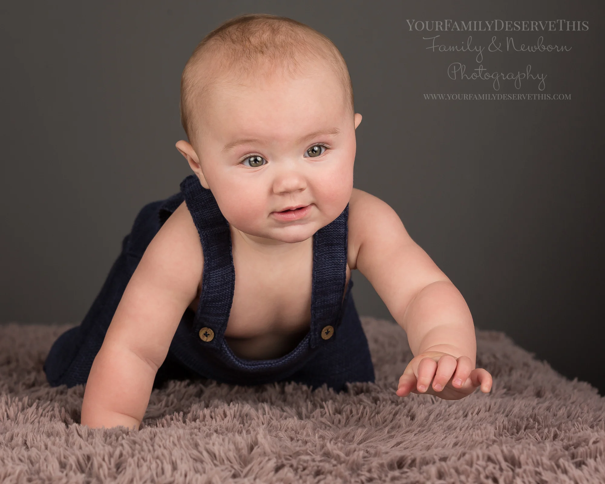 Your little one may be starting to move, it's a great time to capture sitting up, moving into crawling and tummy poses too.