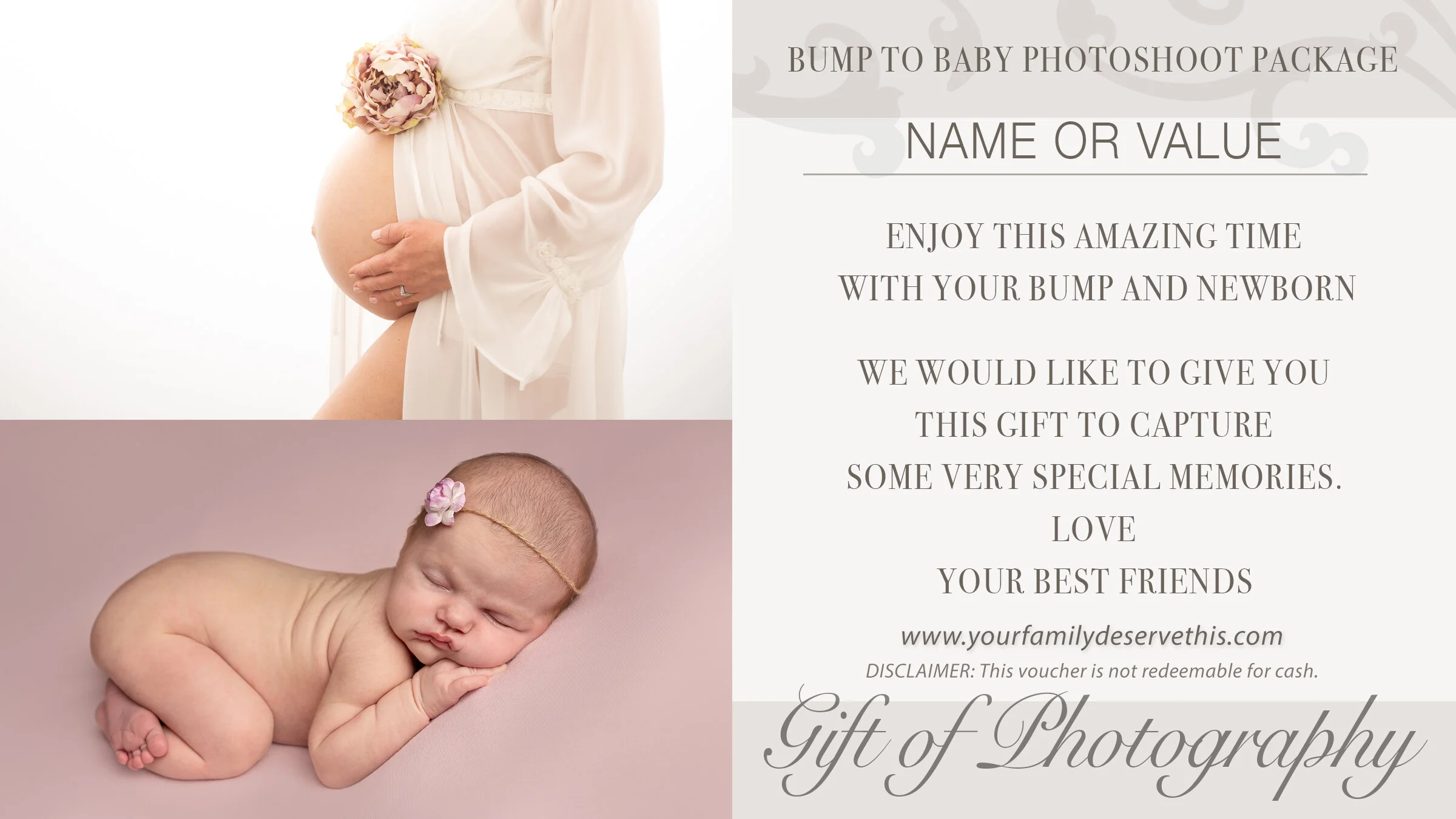 baby shower gift voucher