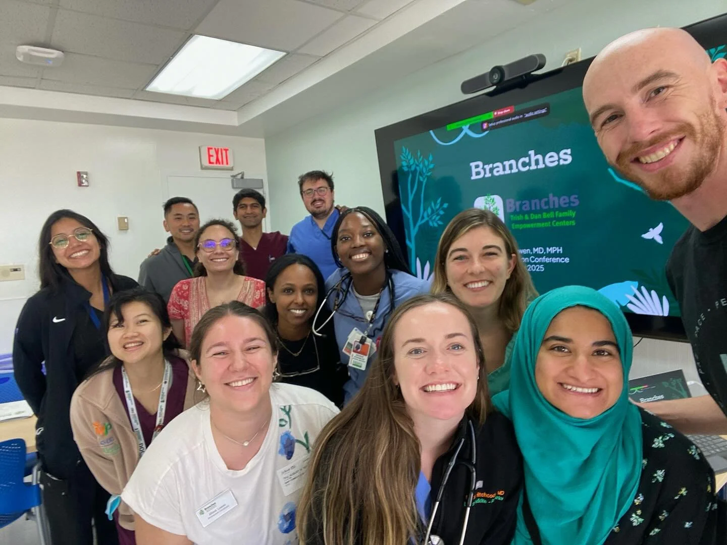 🤝 As part of our new advocacy and leadership curriculum, PGY2s present a noon conference on a local organization. Mikayla taught us about @branchesfl , a multisite community empowerment and education program that has helped a ton of south Florida fa