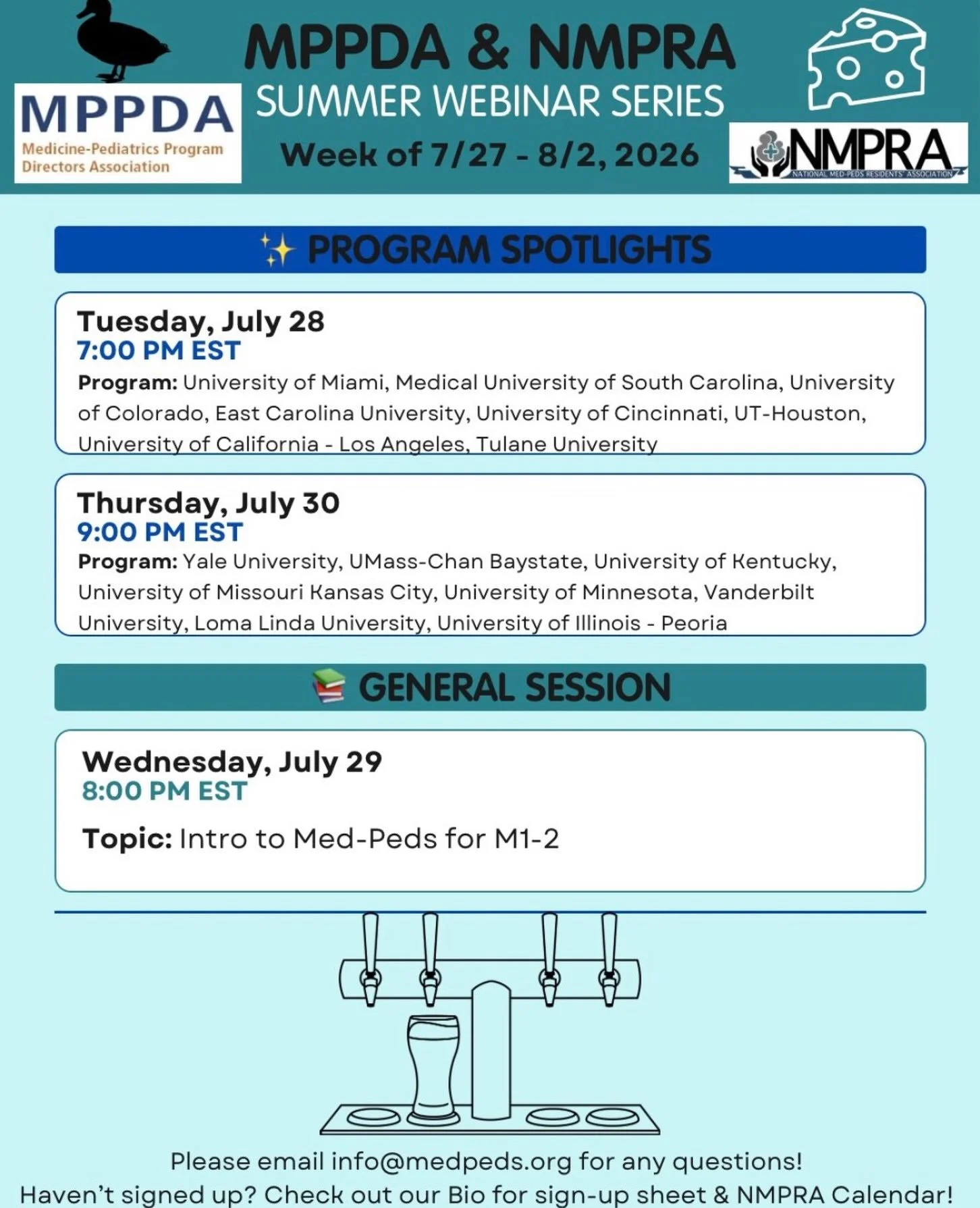 ✨ Come learn about the people, places, and program values behind UM/JMH Med Peds TOMORROW with @nmpra and the Med-Peds Program Director Association! See you there! &bull; #mp4l #medpeds #residency #internalmedicineandpediatrics #nmpra