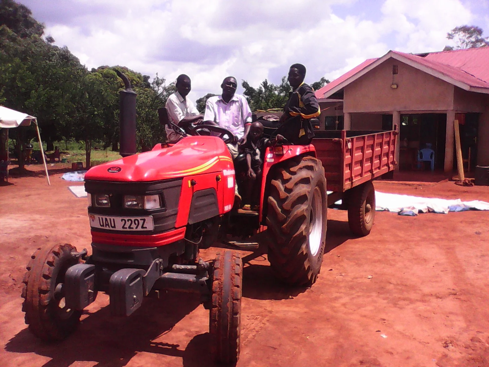 Bernard Obwoyo, the owner of Kabela Investments, a farming company that got financed a 92 horse power tractor within the KOICA-Mango Fund joint program. 