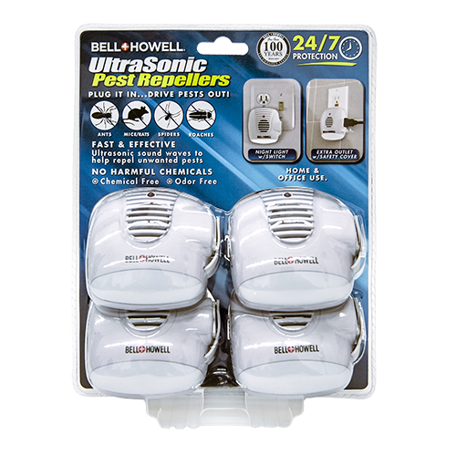Bell+Howell Ultrasonic Pest Repeller Total Home and Garage 12-pack -  21426367