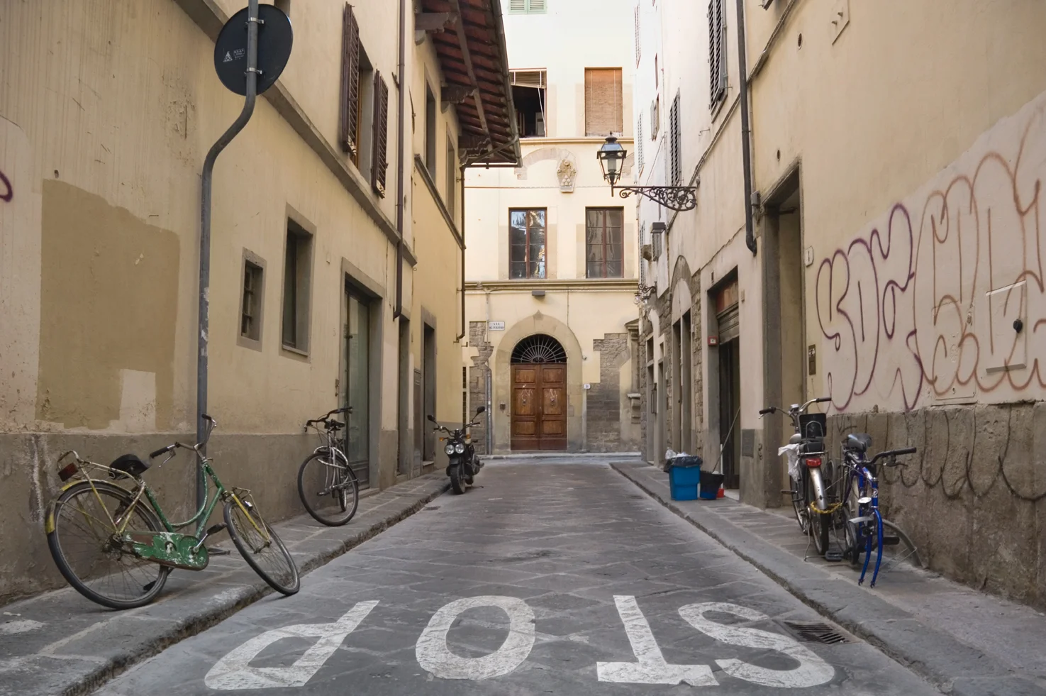 Bikes In The Alley