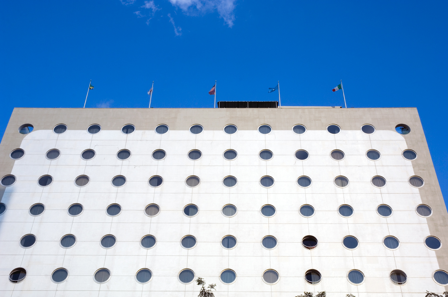 Dots On A Building - New York City