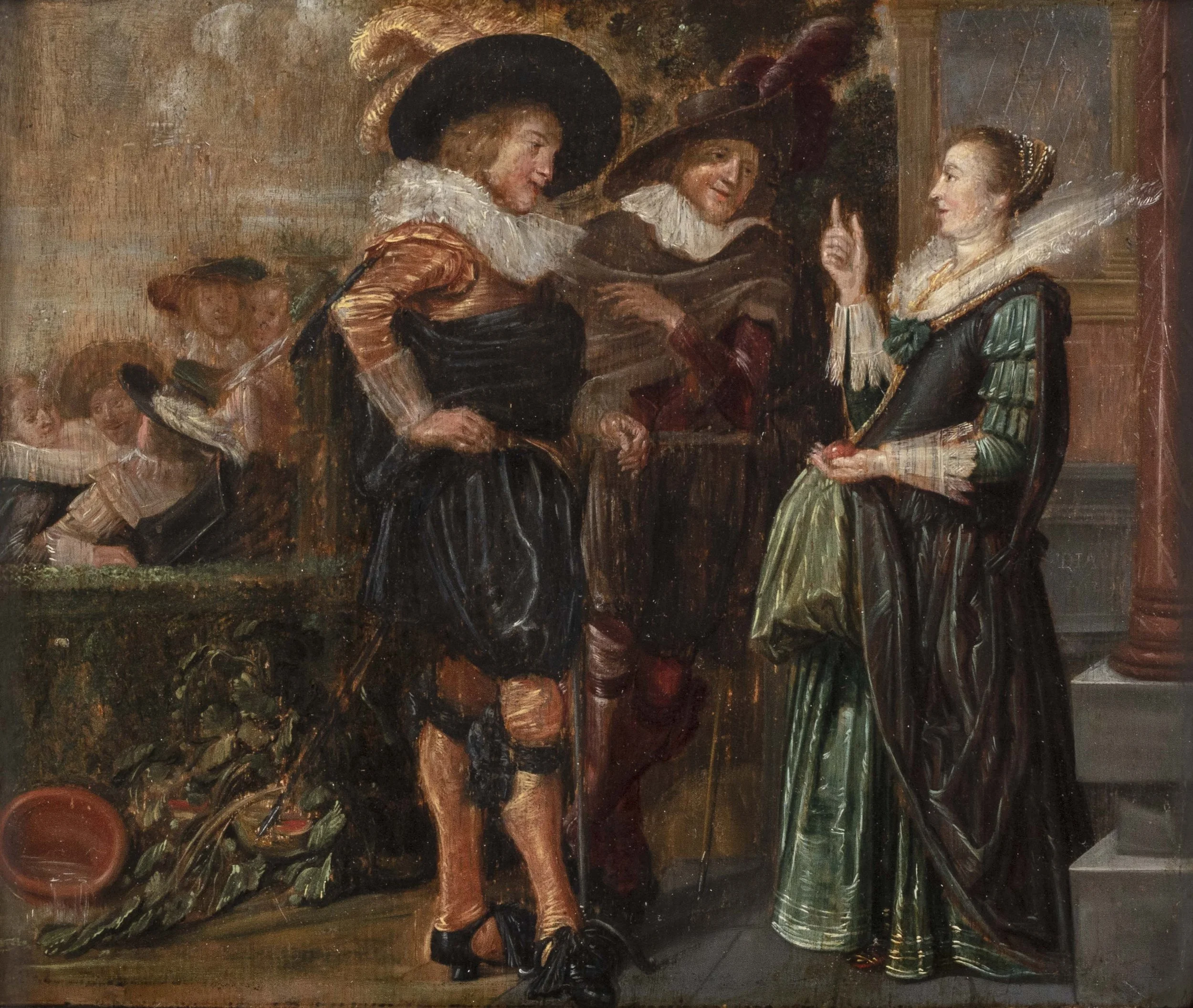 Dirck Hals, The Warning