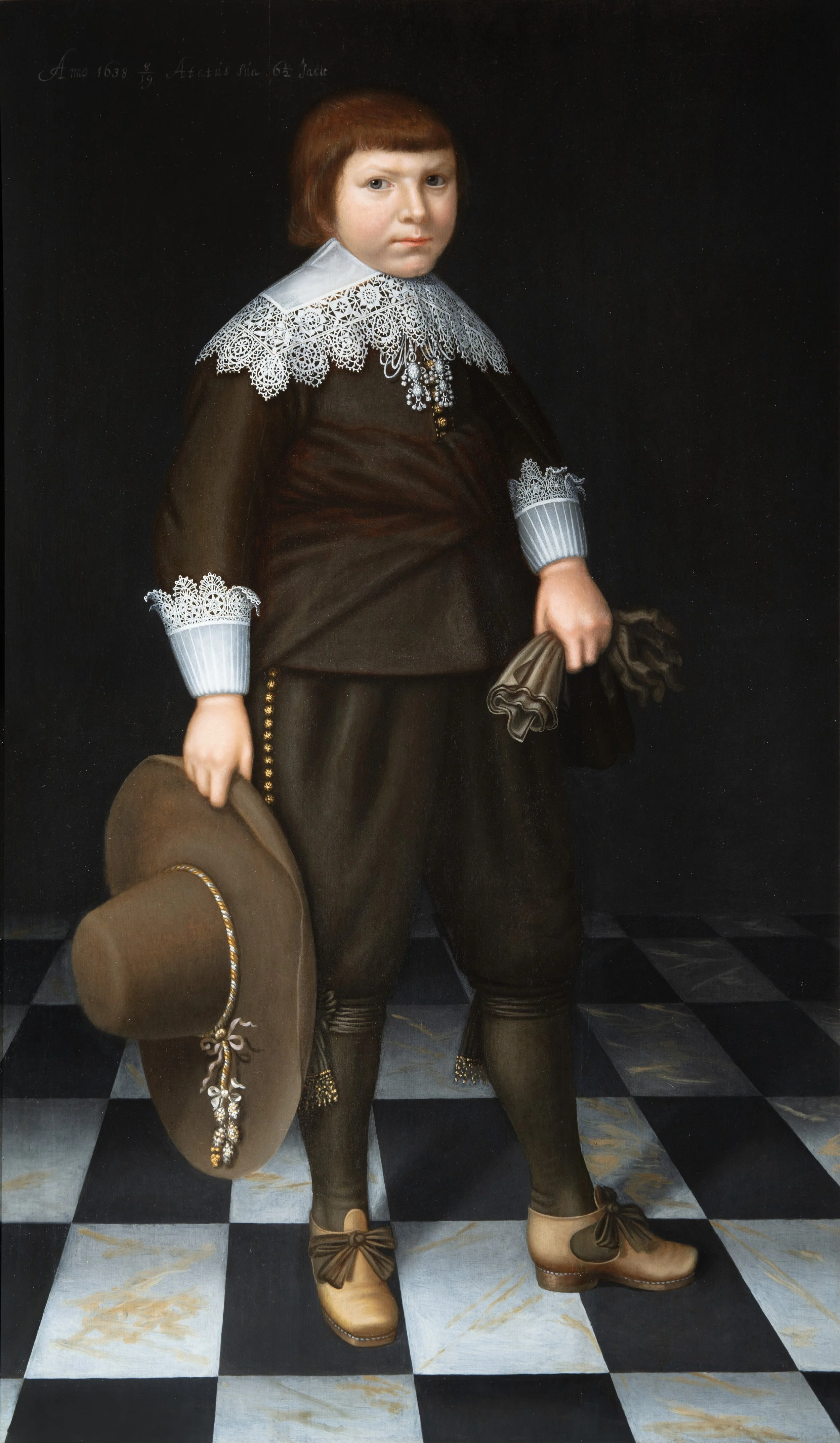 Dutch School, 1638, Portrait of Jacobus 6 and half Years Old.