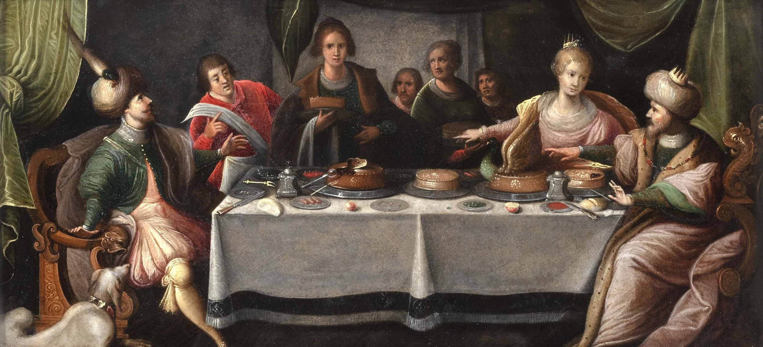 Studio of Frans Francken The Younger, The Feast of Esther