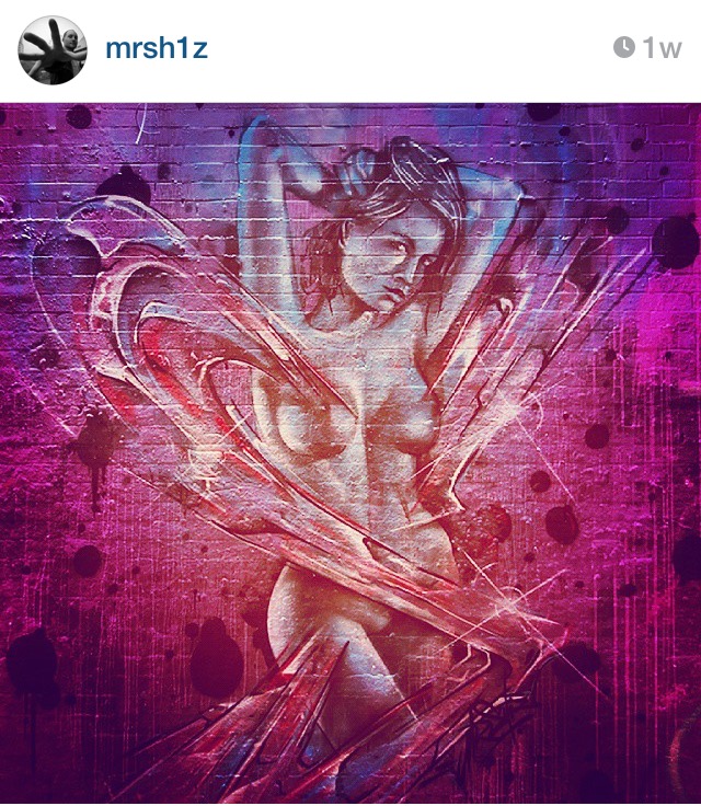 Finished work | photo courtesy of MrShiz instagram @MrSh1z