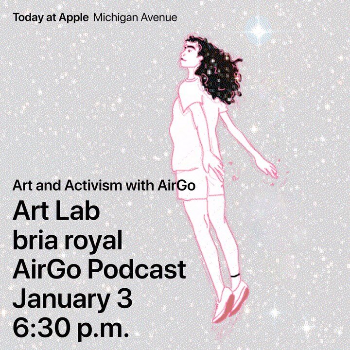 home for a bit 😊

Stop by the Michigan Ave Apple Store and exercise yo world bending mind with me and the @airgoradio homies this Friday, Jan 3 @ 6:30pm. We&rsquo;ll be working on a collective animation for the video wall and I&rsquo;ll also be shar