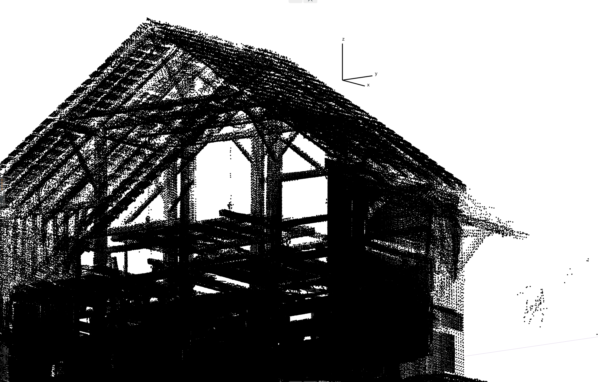 Relevé nuage de points