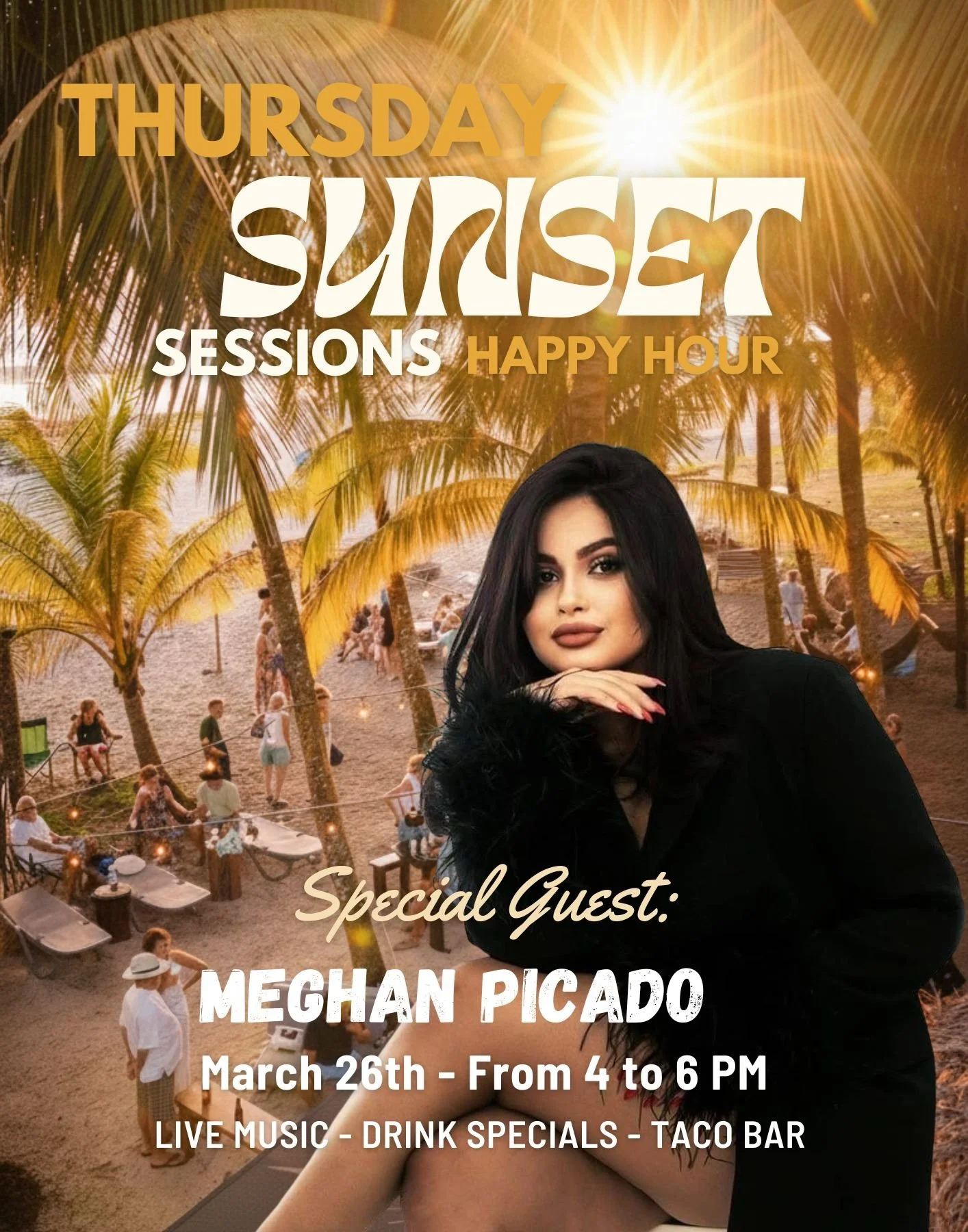 🌅 Sunset Happy Hour at Encantada 🎶

Join us this Thursday for a laid-back golden hour by the ocean, featuring live music from the amazing Meghan Picado.

🎤 Live music: @meghansingcr 
📍 Encantada Ocean Cottages &middot; Esterillos Este
🗓 Thursday