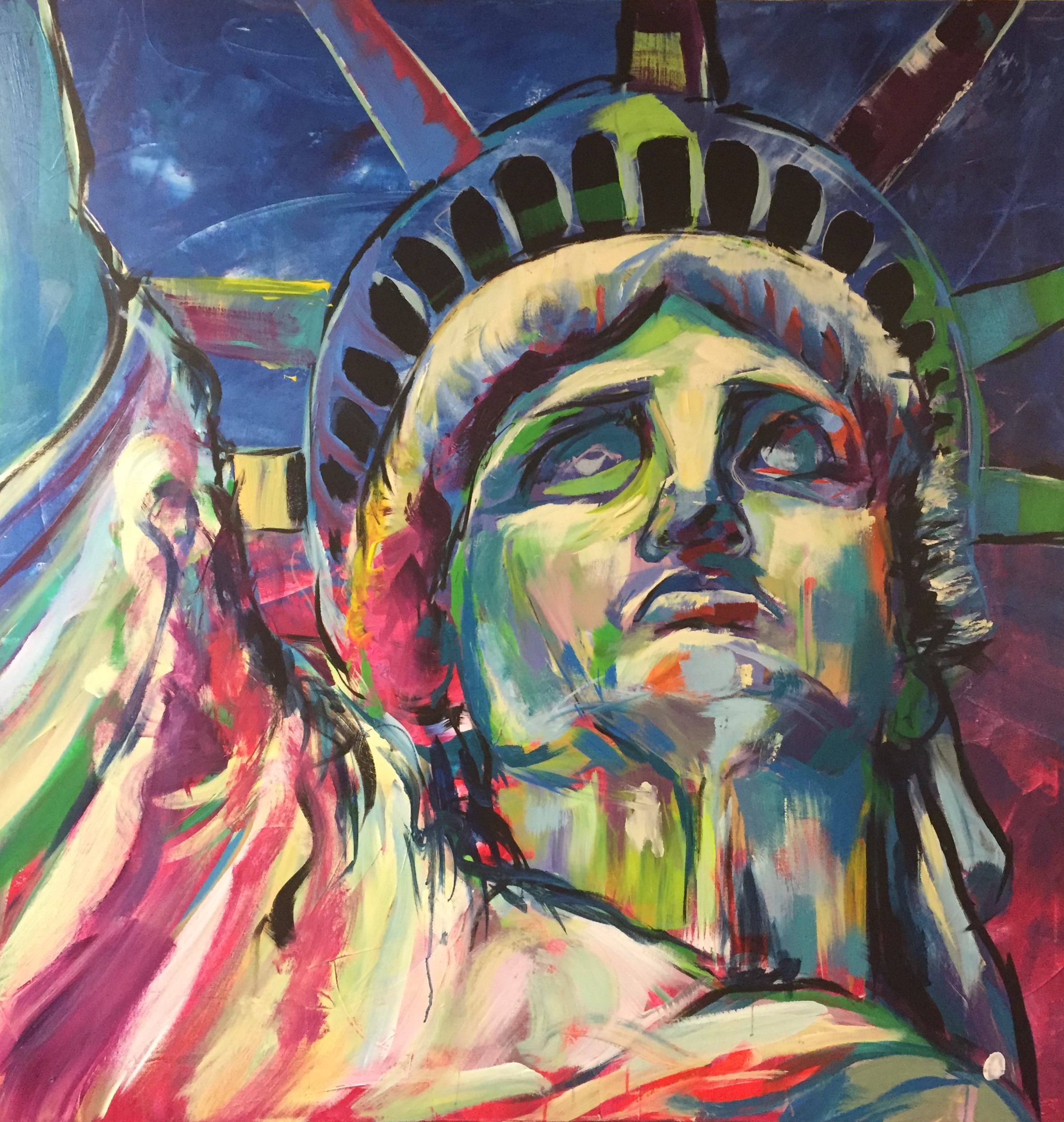 Actual FOX & Friends Performance Painting