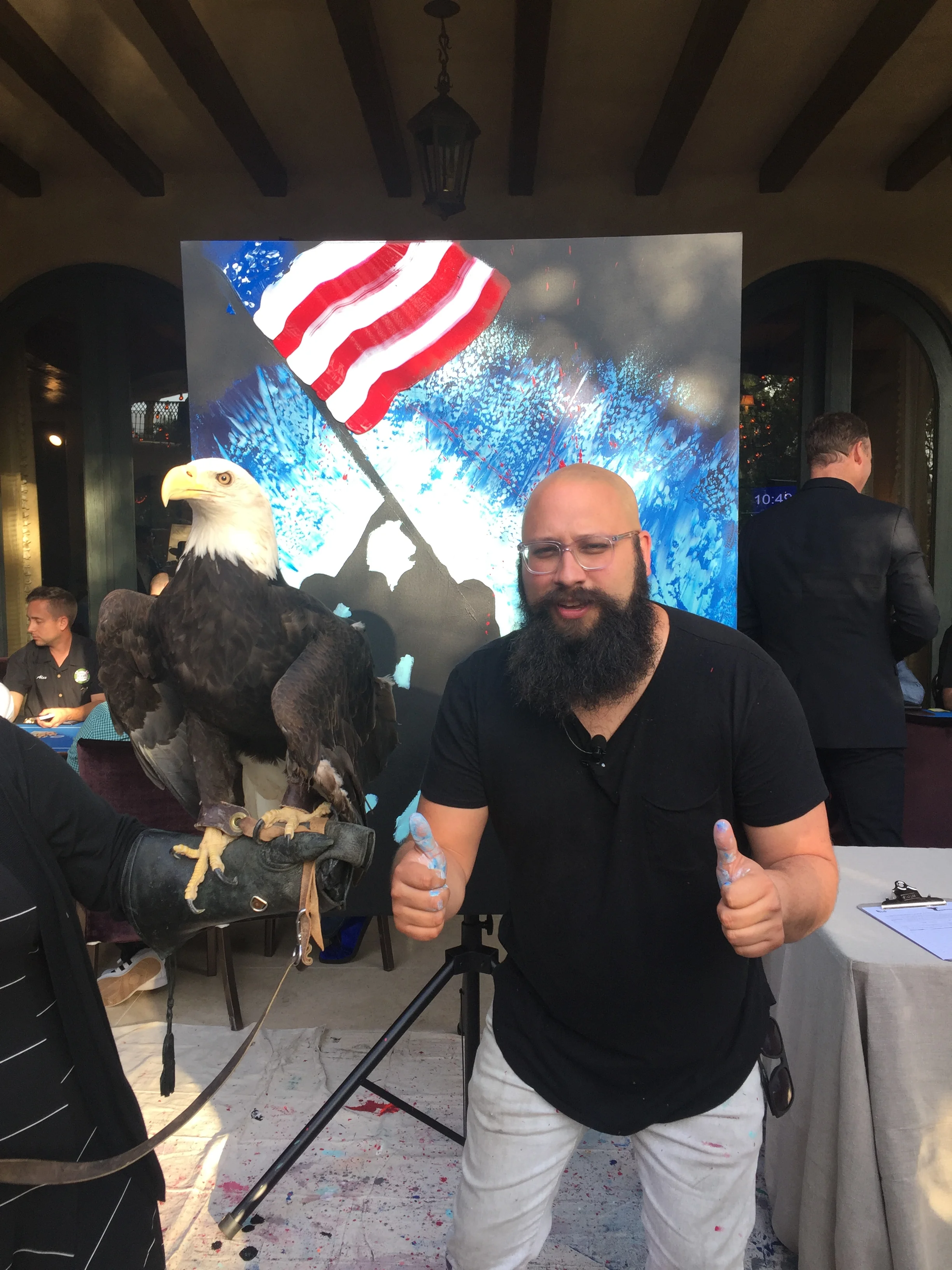 Joe and Eagle 2.JPG