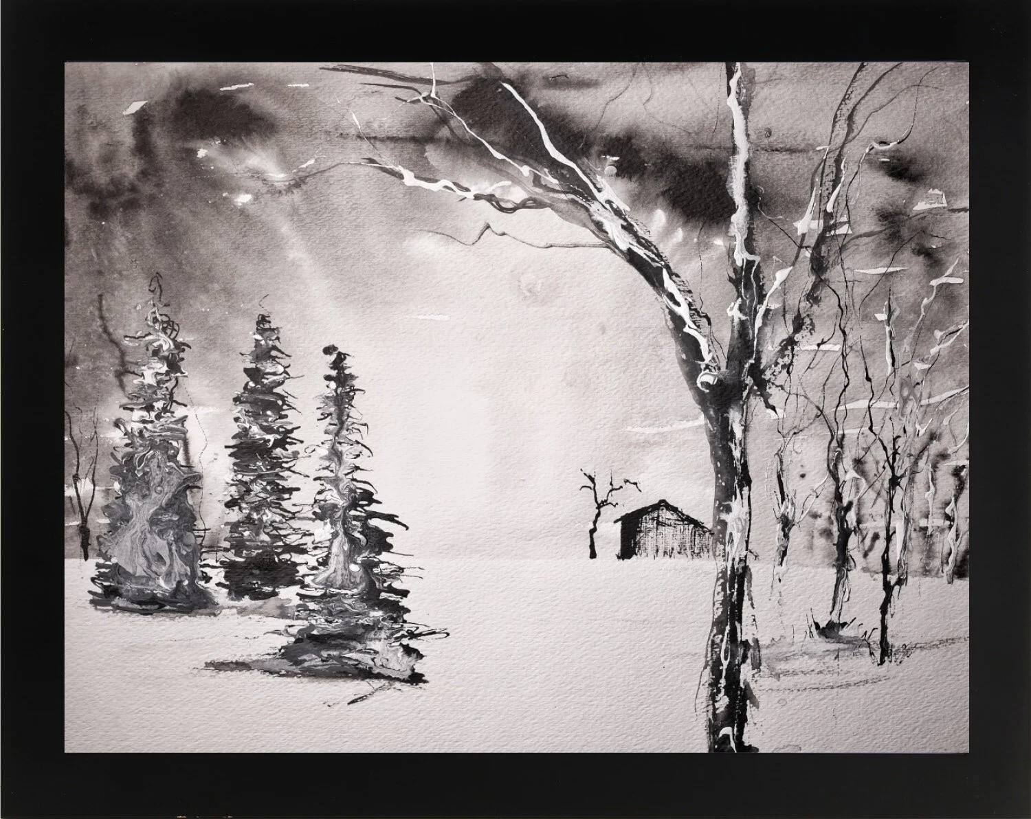 Snow Scene 3 Framed.jpg