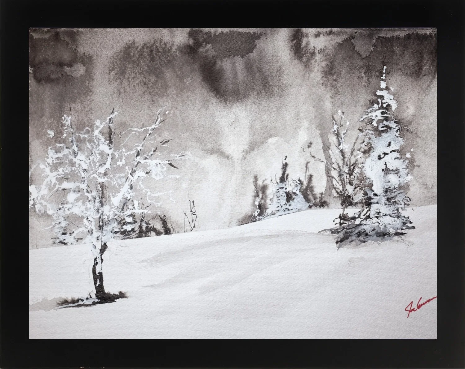 Snow Scene 5 Framed.jpg